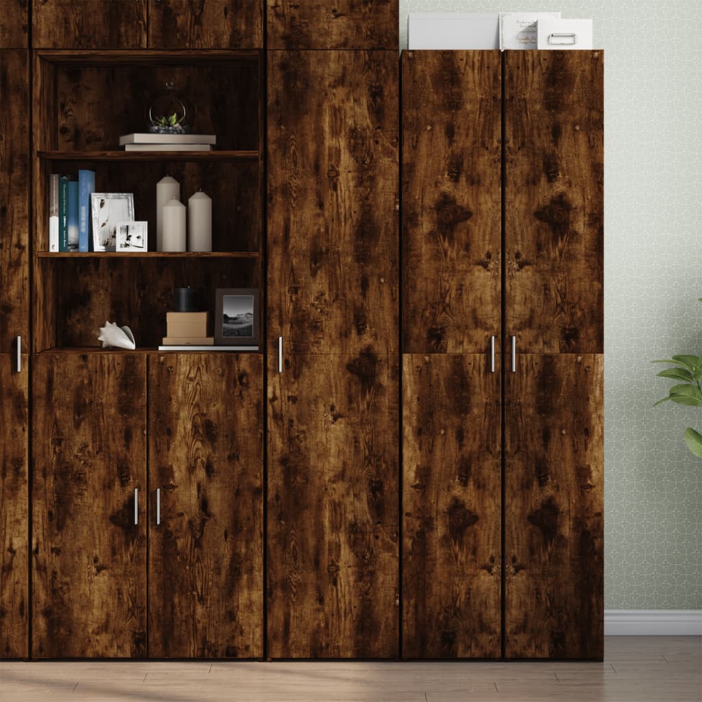 Highboard Räuchereiche 40x42,5x185 cm