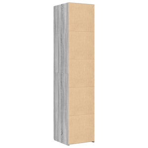 Highboard Grau Sonoma 40x42,5x185 cm