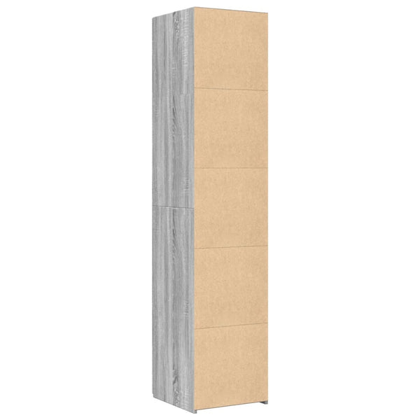 Highboard Grau Sonoma 40x42,5x185 cm