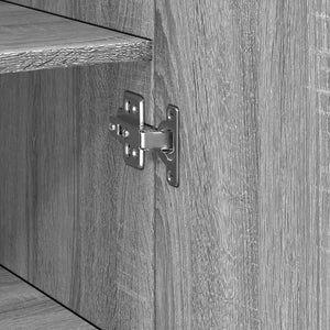 Highboard Grau Sonoma 40x42,5x185 cm