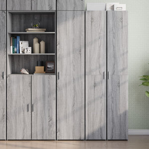 Highboard Grau Sonoma 40x42,5x185 cm