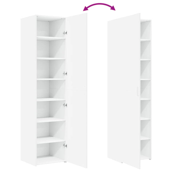 Highboard Weiß Holzwerkstoff 185 cm