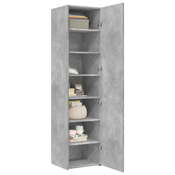 Highboard Betongrau 45x42,5x185 cm