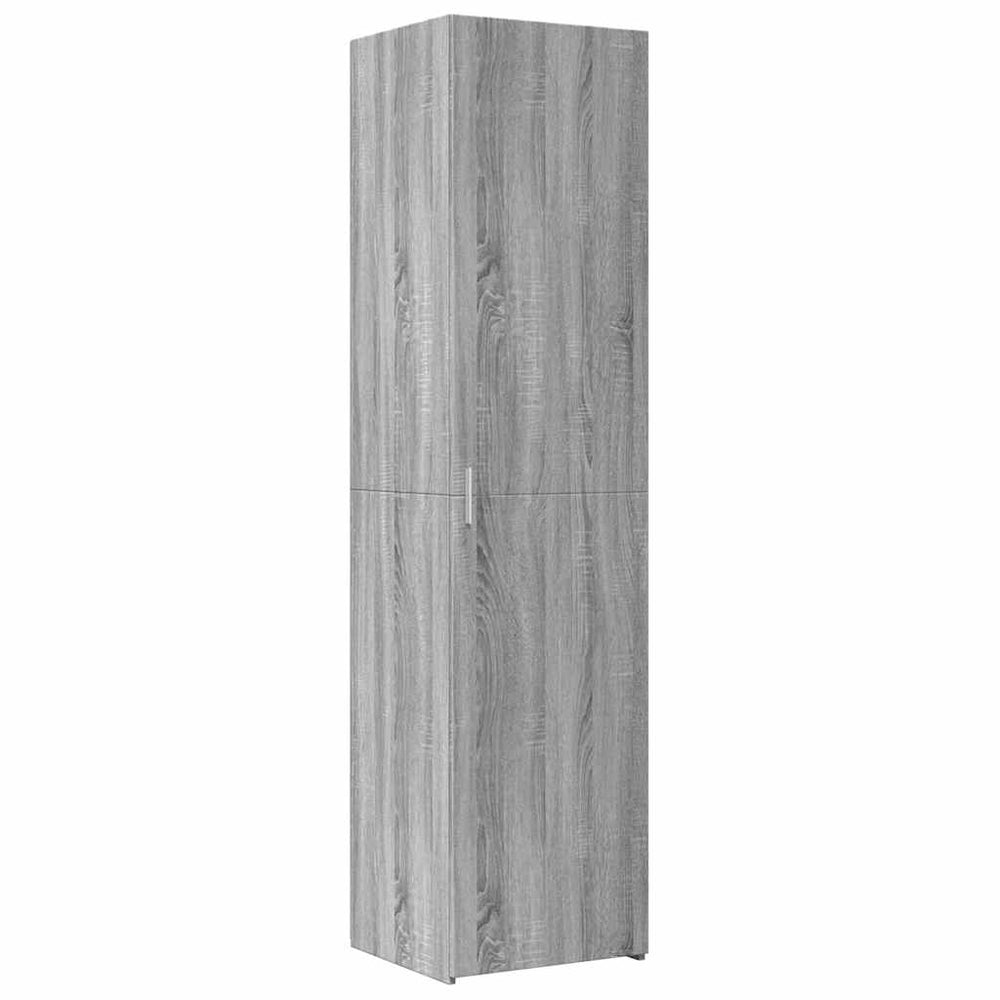 Graues Highboard Sonoma 185cm