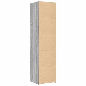 Graues Highboard Sonoma 185cm