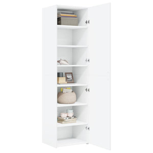 Weißes Highboard 50x42,5x185 cm