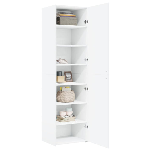 Weißes Highboard 50x42,5x185 cm