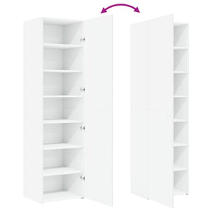 Weißes Highboard 50x42,5x185 cm