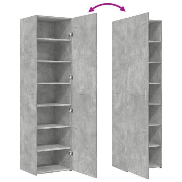 Highboard Betongrau 185 cm