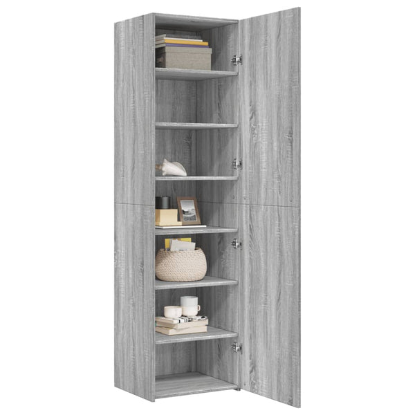 Highboard Grau Sonoma 185 cm