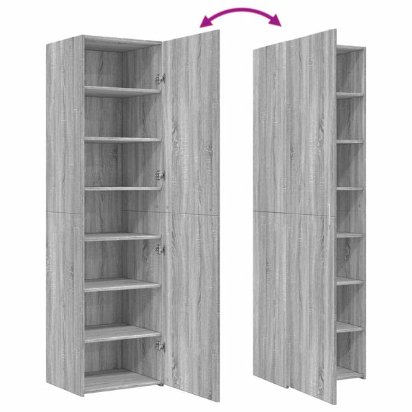 Highboard Grau Sonoma 185 cm
