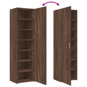 Highboard Braun Eichen-Optik 185 cm