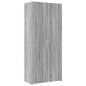 Highboard Grau Sonoma 80x185cm