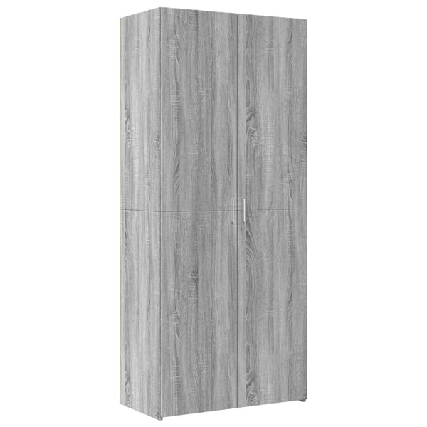 Highboard Grau Sonoma 80x185cm