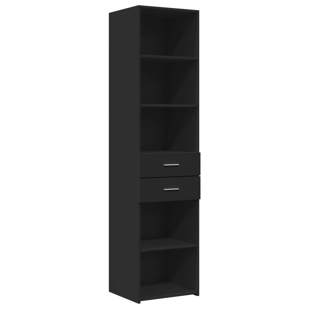Highboard Schwarz 45x42,5x185 cm