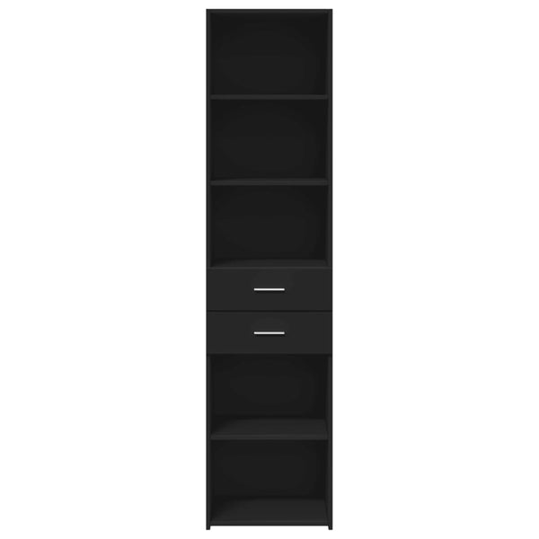 Highboard Schwarz 45x42,5x185 cm