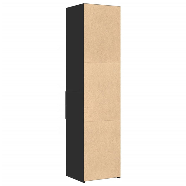 Highboard Schwarz 45x42,5x185 cm