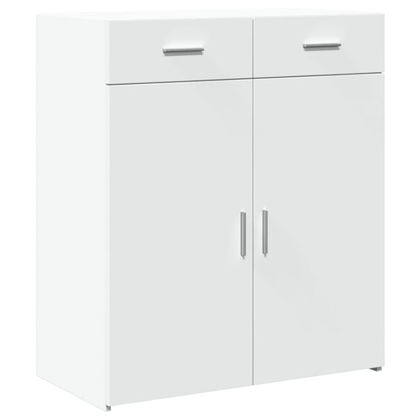 Weißes Sideboard 80 cm Holzwerkstoff