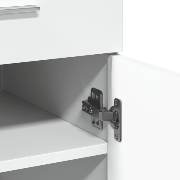 Weißes Sideboard 80 cm Holzwerkstoff