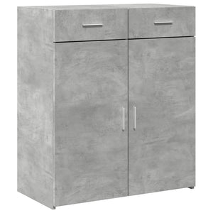Betongraues Sideboard 80x42,5x93 cm