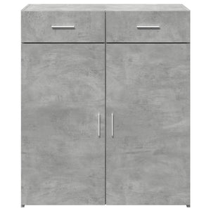 Betongraues Sideboard 80x42,5x93 cm