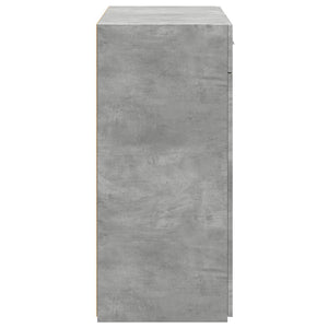 Betongraues Sideboard 80x42,5x93 cm