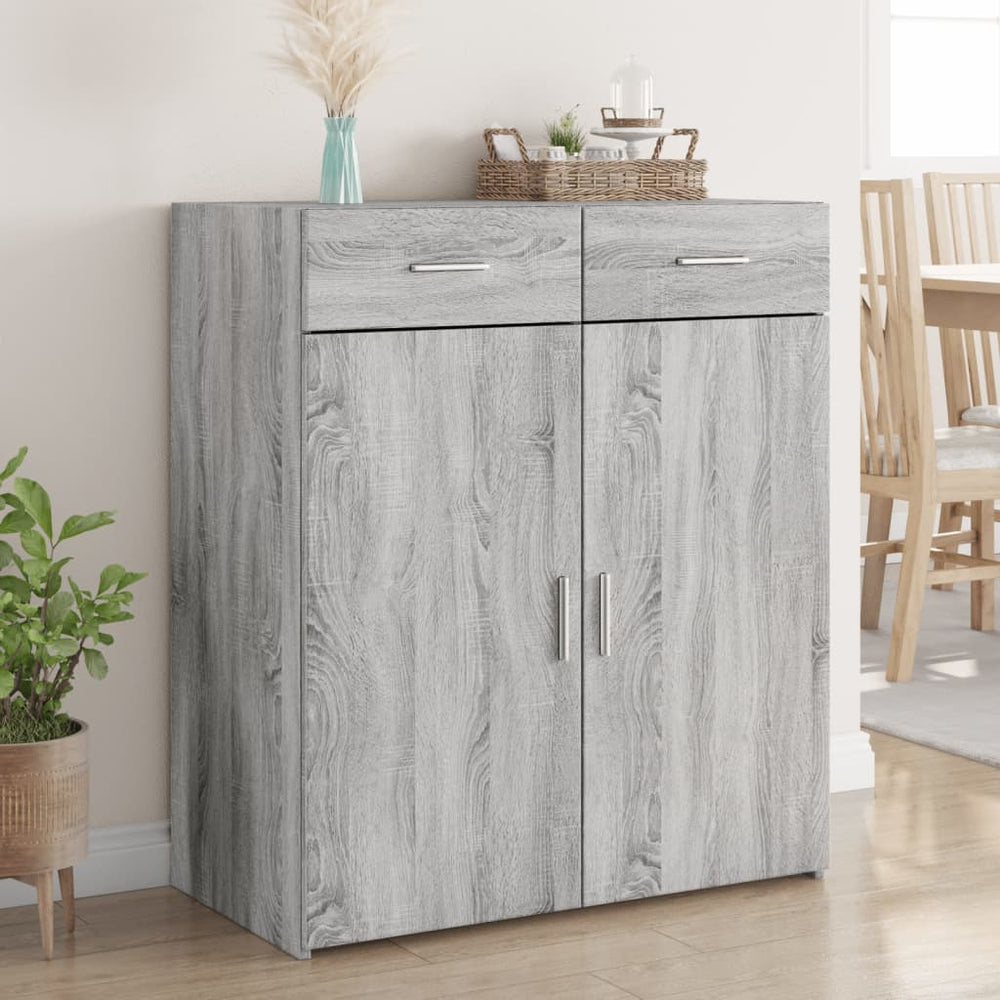 Sideboard Grau Sonoma 80x42,5x93 cm