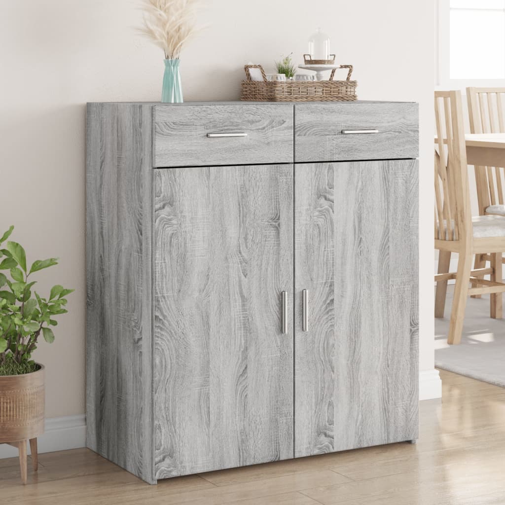 Sideboard Grau Sonoma 80x42,5x93 cm