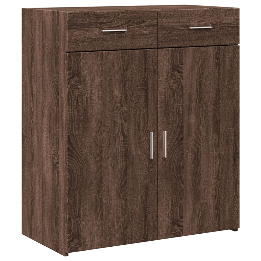 vidaXL Sideboard Brown Oak Look 80x42.5x93 cm Engineered Wood