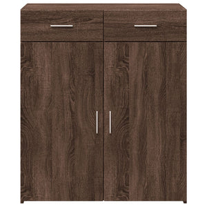 Sideboard Braun Eichen-Optik, 80 cm