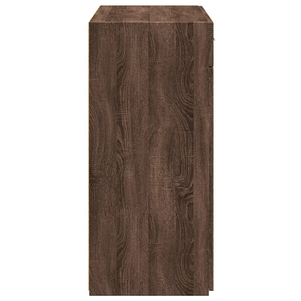 Sideboard Braun Eichen-Optik, 80 cm