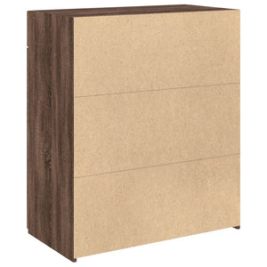 Sideboard Braun Eichen-Optik, 80 cm