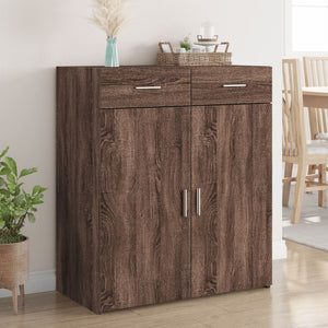 Sideboard Braun Eichen-Optik, 80 cm
