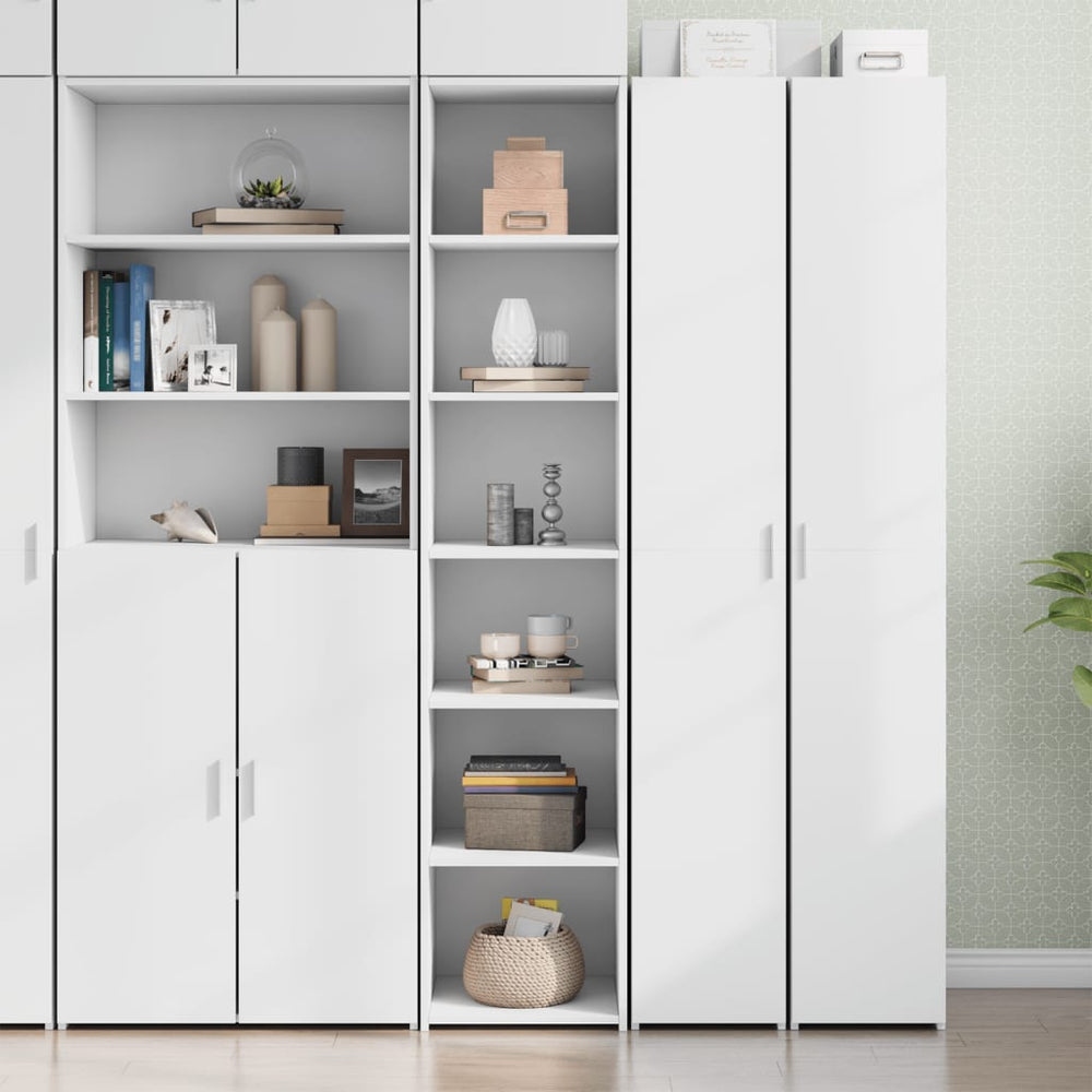 Highboard Weiß 40x41x185 cm