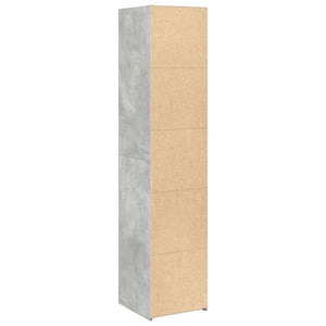Highboard Betongrau 40x41x185 cm