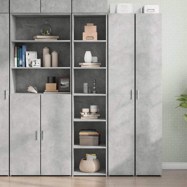 Highboard Betongrau 40x41x185 cm