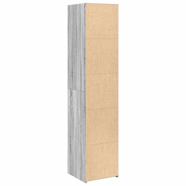 Highboard Grau Sonoma-Eiche 185 cm