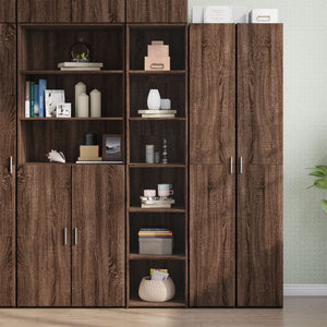 Highboard Braun Eichen-Optik 40x185 cm