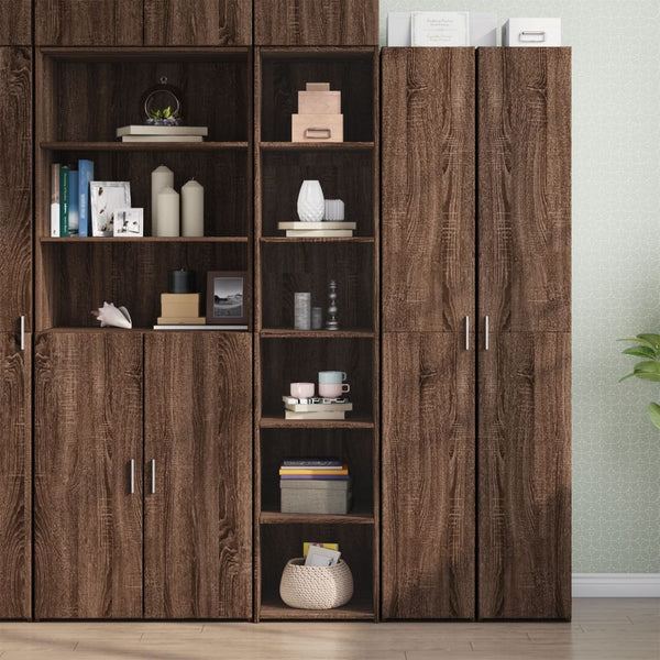 Highboard Braun Eichen-Optik 40x185 cm
