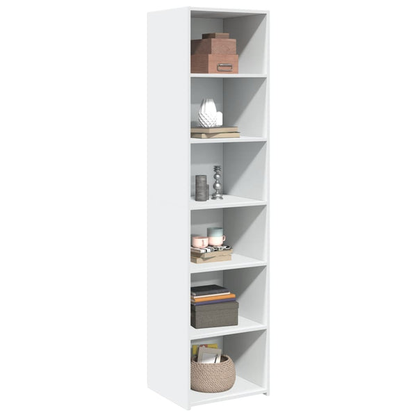 Highboard Weiß 45x41x185 cm