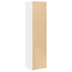 Highboard Weiß 45x41x185 cm