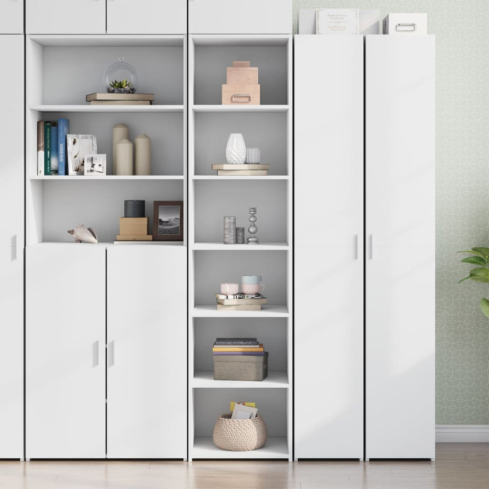 Highboard Weiß 45x41x185 cm