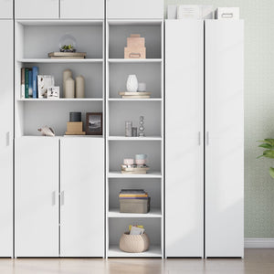 Highboard Weiß 45x41x185 cm