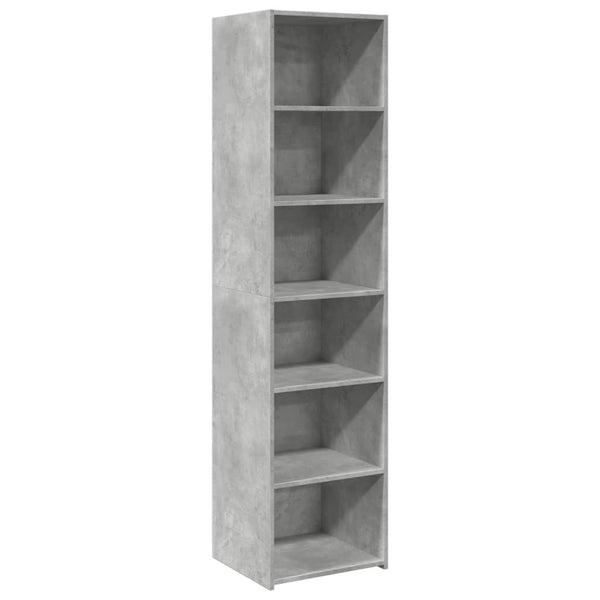 Highboard Betongrau 45x41x185 cm