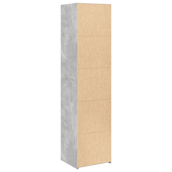 Highboard Betongrau 45x41x185 cm