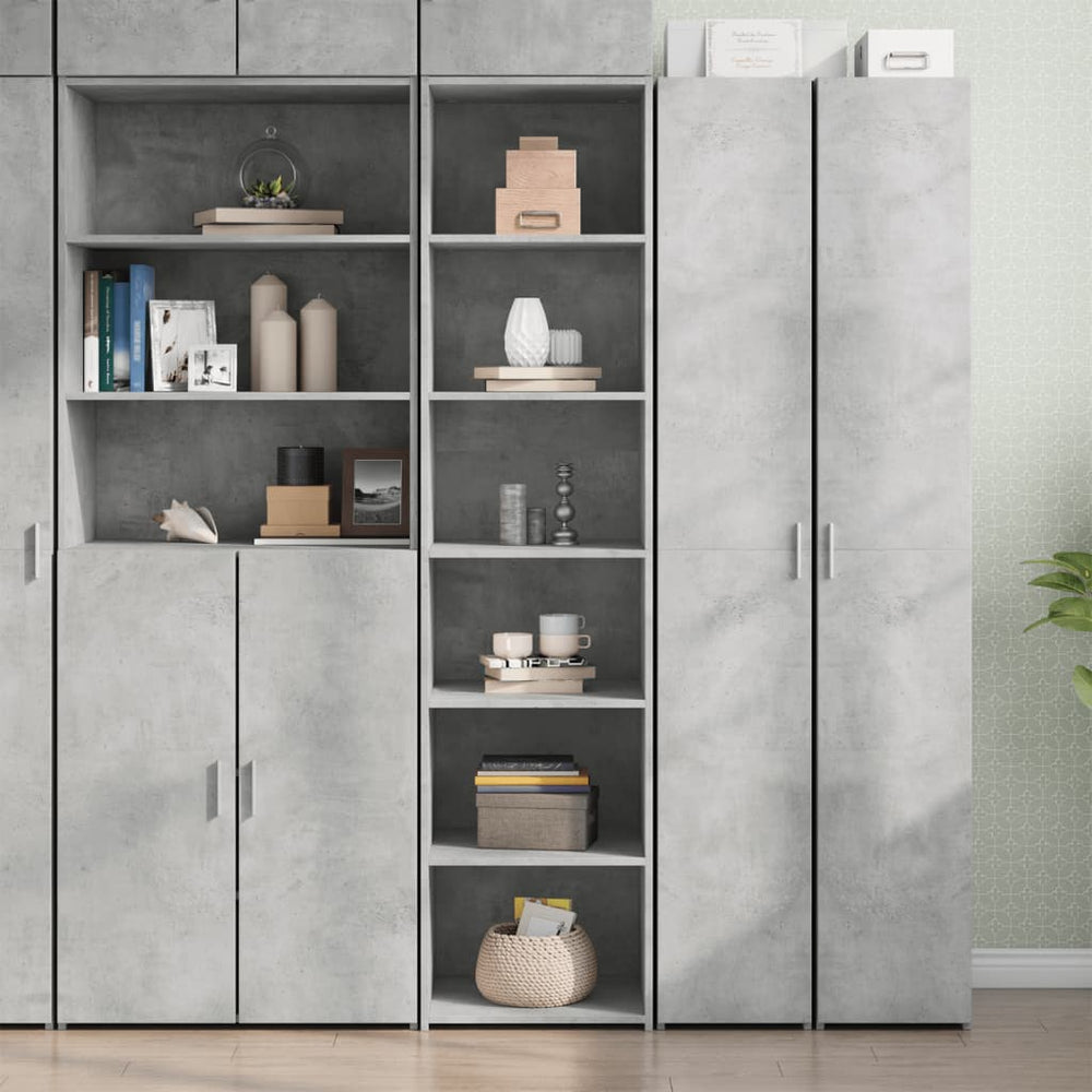 Highboard Betongrau 45x41x185 cm