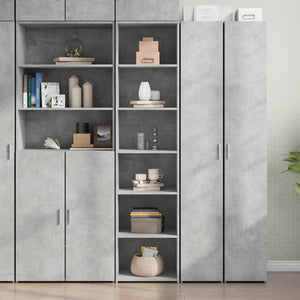 Highboard Betongrau 45x41x185 cm