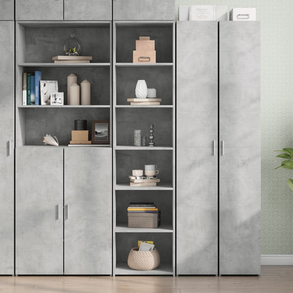 Highboard Betongrau 45x41x185 cm