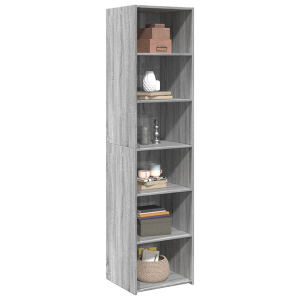Highboard Grau Sonoma-Eiche 185 cm