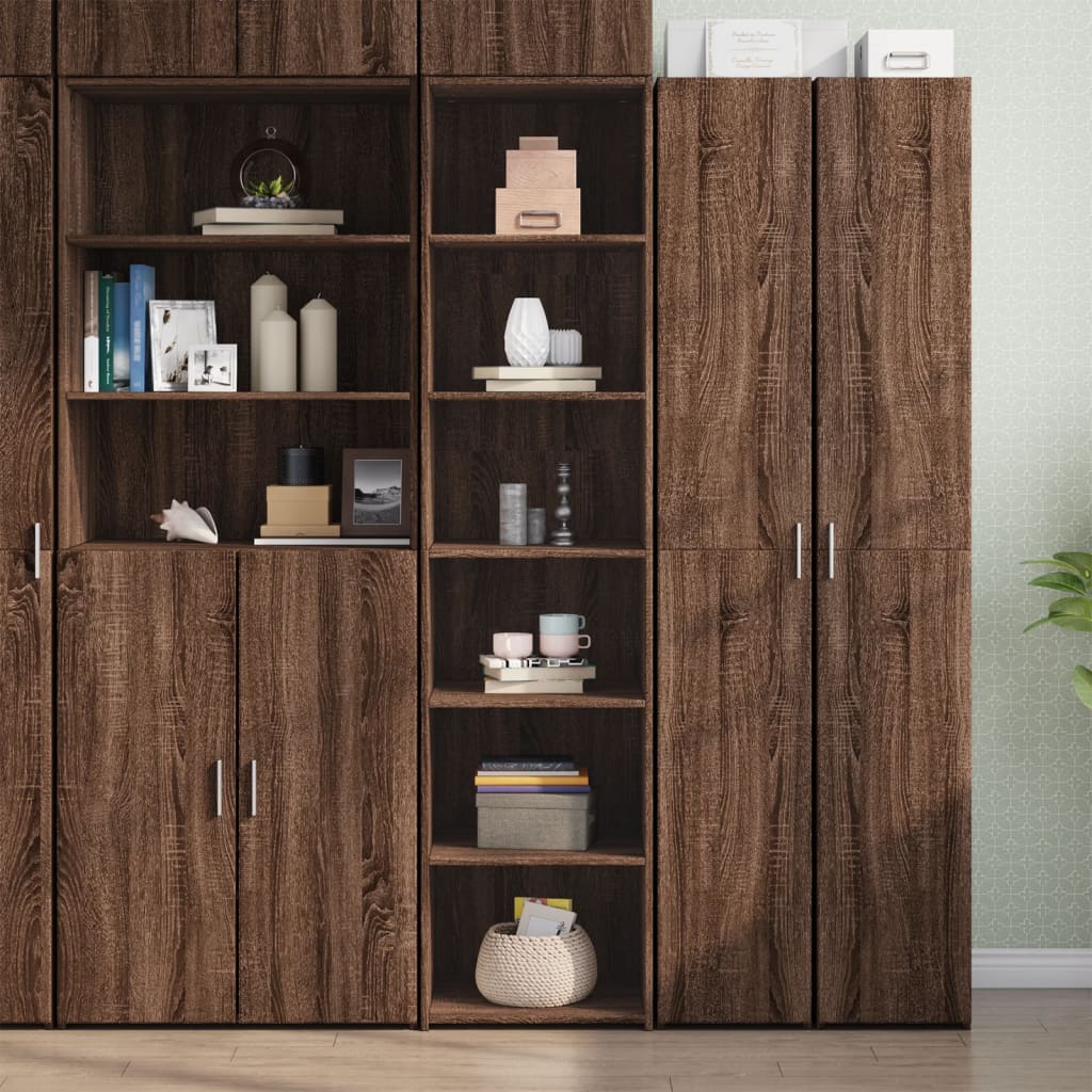 Highboard Braun Eichenoptik 185 cm